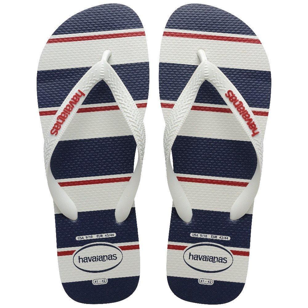 Havaianas Top Nautical Branco/Marinho