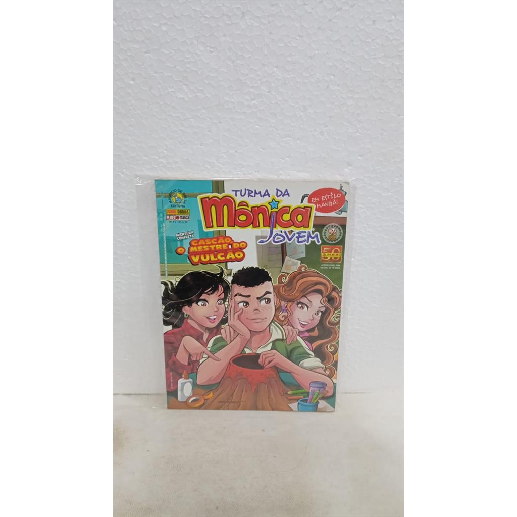 Nº 41 - Turma da Mônica Jovem autor CASCÃO O MESTRE DO VULCÃO