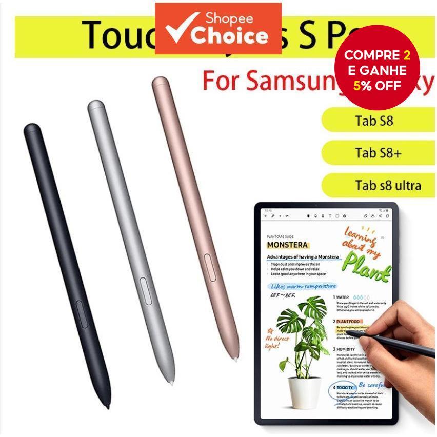 Substituição da Caneta S6 Lite S Pen para Tablet Samsung Galaxy Tab S6 Lite SM-P610 Stylus Touch Pen S Pen sem