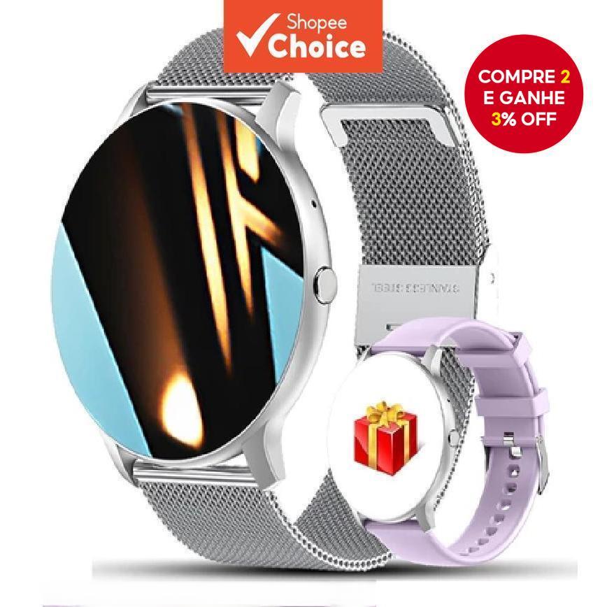 Smartwatch Feminino-Primavera 2026 Bluetooth Chamada À Prova D'água Rastreador De Saúde De Pressão Arterial