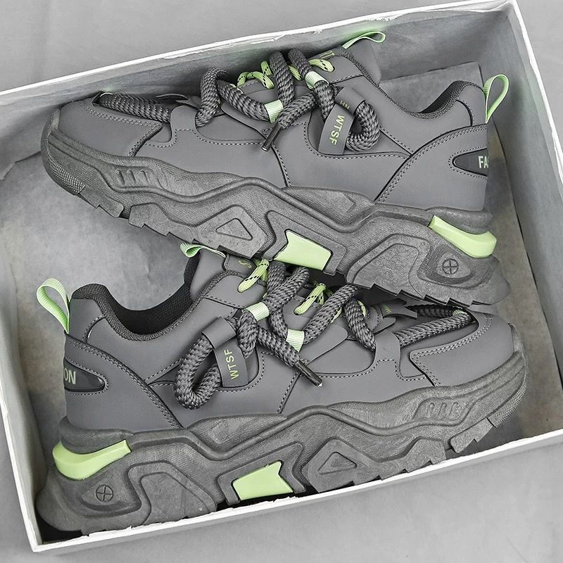 Primavera sapatos masculinos novo estilo respirável sapatos masculinos na moda All-Match aumento interno sapatos esporti