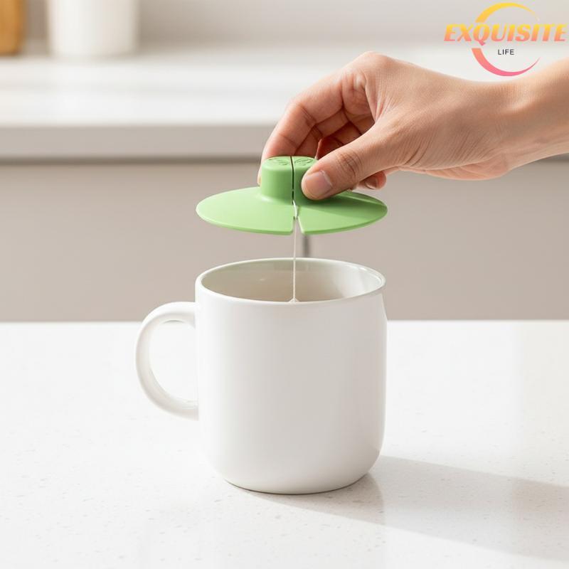 [EL-t] Alça Multifuncional De Silicone Para Saquinhos De Chá Com Espremedor E Tampa De Caneca Viagens Convenientes De Fa