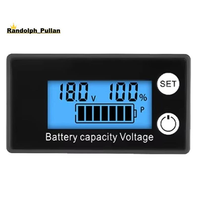 [Concessional H] Voltímetro De Bateria DC 8-100V Indicador De Capacidade Medidor De Energia Lítio LiFePO4 Célula De Chum