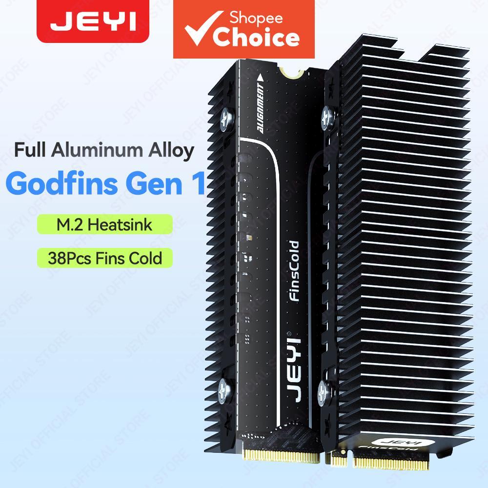 JEYI-a M.2 SSD Dissipador de Calor de Alumínio de Alta Resistência para Convecção, Resfriador NVME NGFF com Aletas -