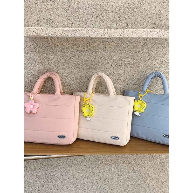 Versão coreana portátil senhoras 47cm bolsa para portátil adequada para Lenovo Apple Huawei leve bolsa para portátil