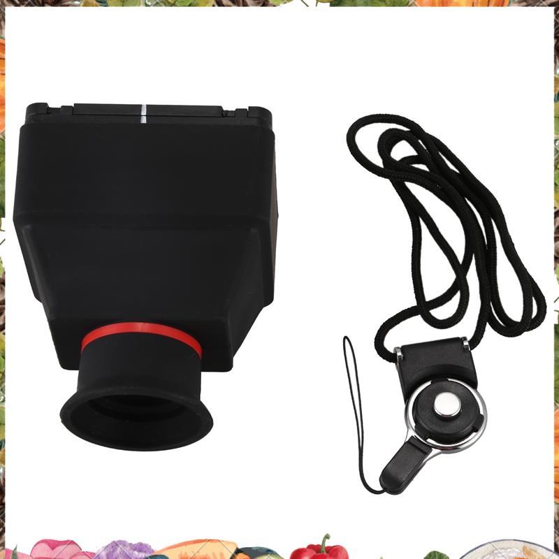 Visor Lcd 3.2 Polegada 3X Lupa Ocular Para Universal 3.2 Polegadas Tela Dslr Câmera Borracha