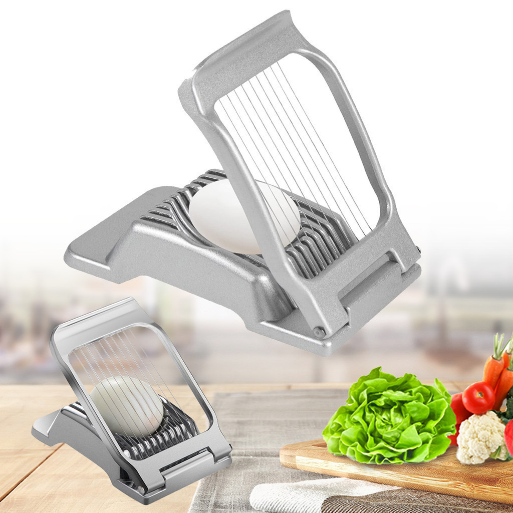 Fatiador De Ovos Clássico Para Cozidos , Fio De Aço Inoxidável , Cortador De Cozinha , Morango , Cogumelo