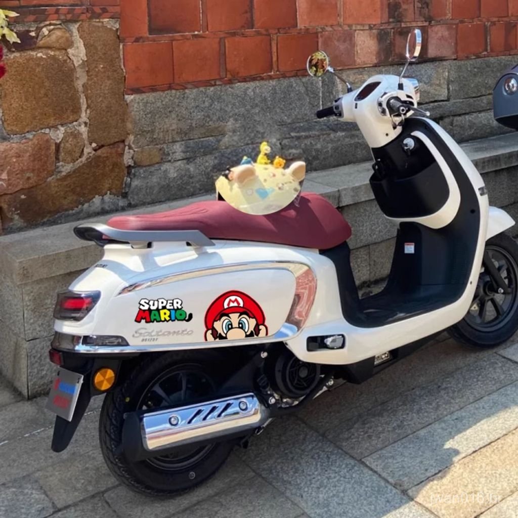 Adequado para a scooter Jinan Suzuki us125, adesivo personalizado da Coca-Cola para modificação gráfica e acessórios dec