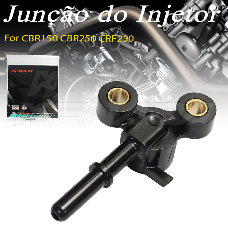 Junção Suporte Bico Injetor para Honda CRF 250F 2019-2024 - Compatível com Corpo de Borboleta FI
