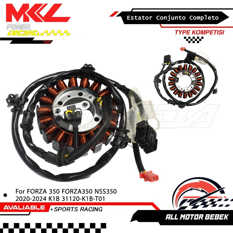 Estator Bobina Magneto Para Forza 350 NSS350 2020-2024 Código 31120-K1B-T01