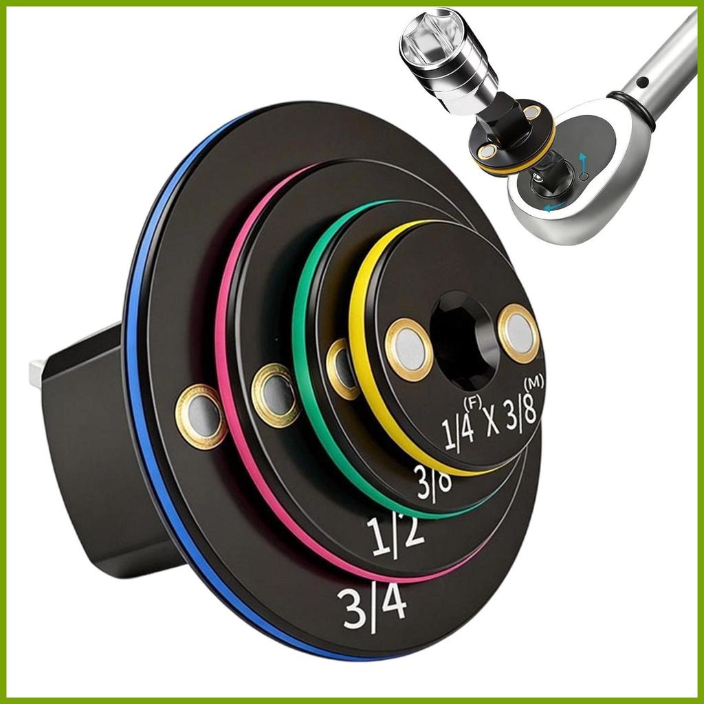 Conjunto De Adaptador De Baixo Perfil , 4 Peças , Ferramenta Magnética Com Barra De Alavanca Triangular , Catraca Para R