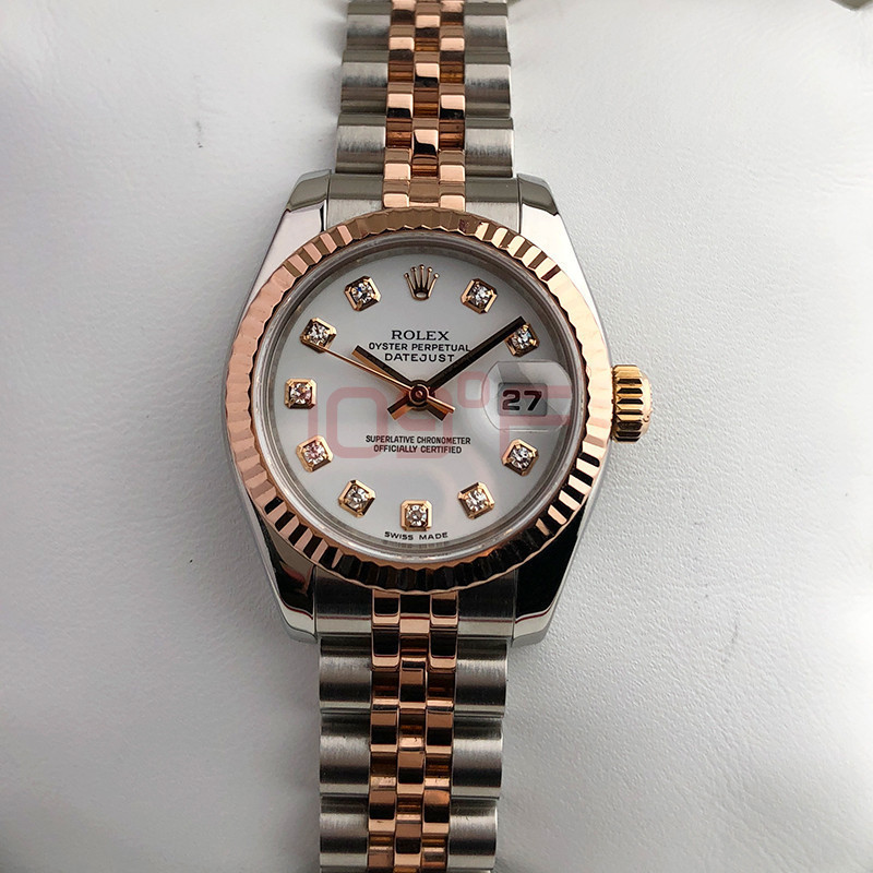 Rolex Rolex Rolex Rolex179171 Roupas femininas diário tipo série escala diamante relógio sala ouro automático mecânico r