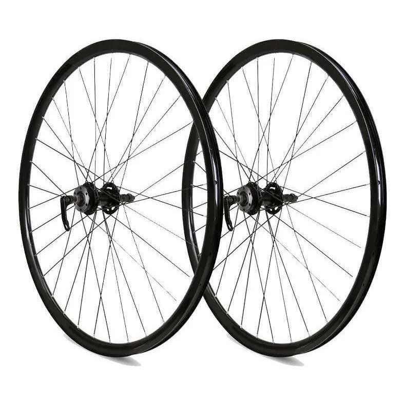 PAR DE RODA 29 AERO PRETO COM BLOCAGEM