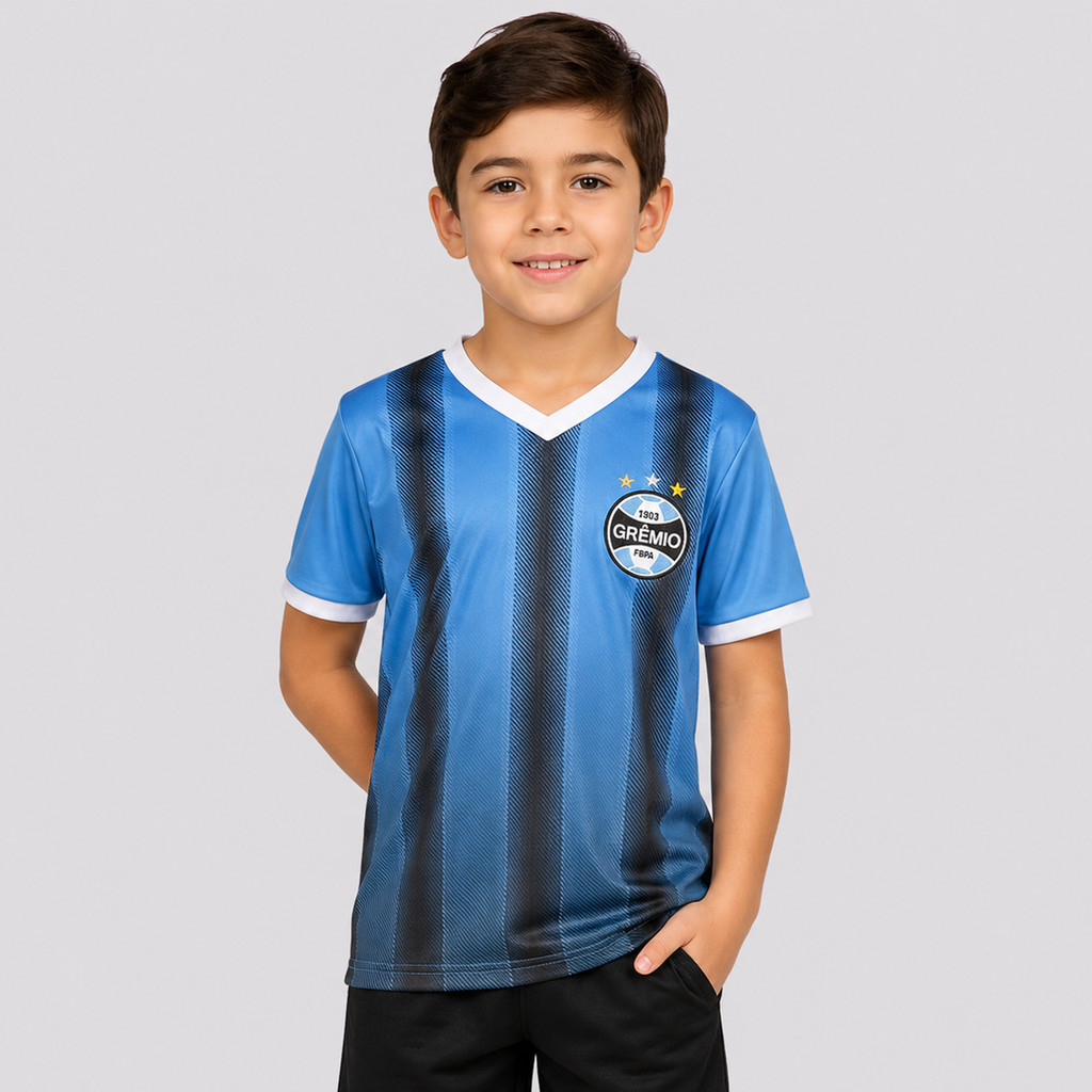 Camisa Grêmio Esportiva Dry Juvenil Azul