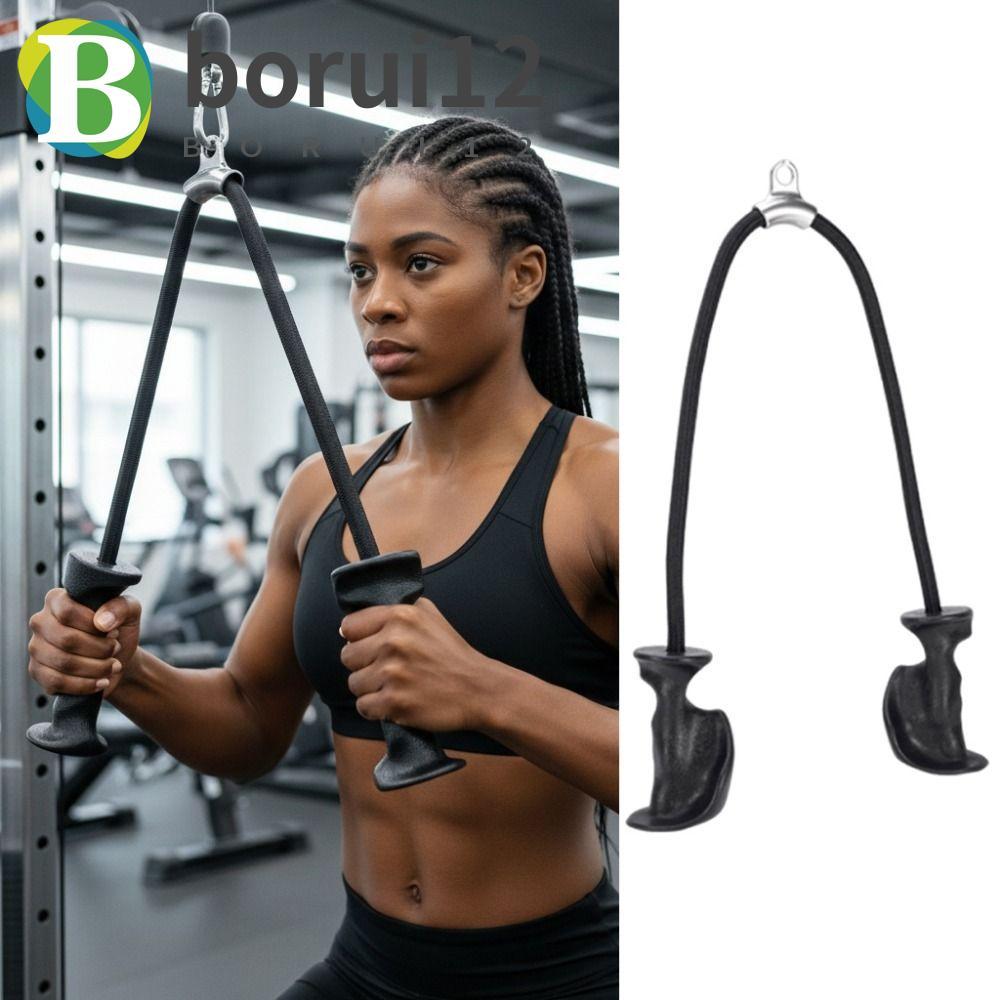 Corda De Tração Fitness BORUIB , Alças Ergonômicas Tríceps Resistente , De Pórtico Antiderrapante