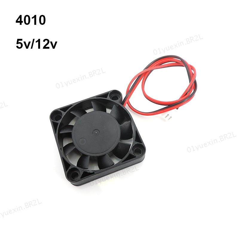DC 5V 12V 4010 40x40x10MM Ventilador De Resfriamento Turbina Centrífuga Rolamento De Fluido De Óleo 7500RPM Para Impress