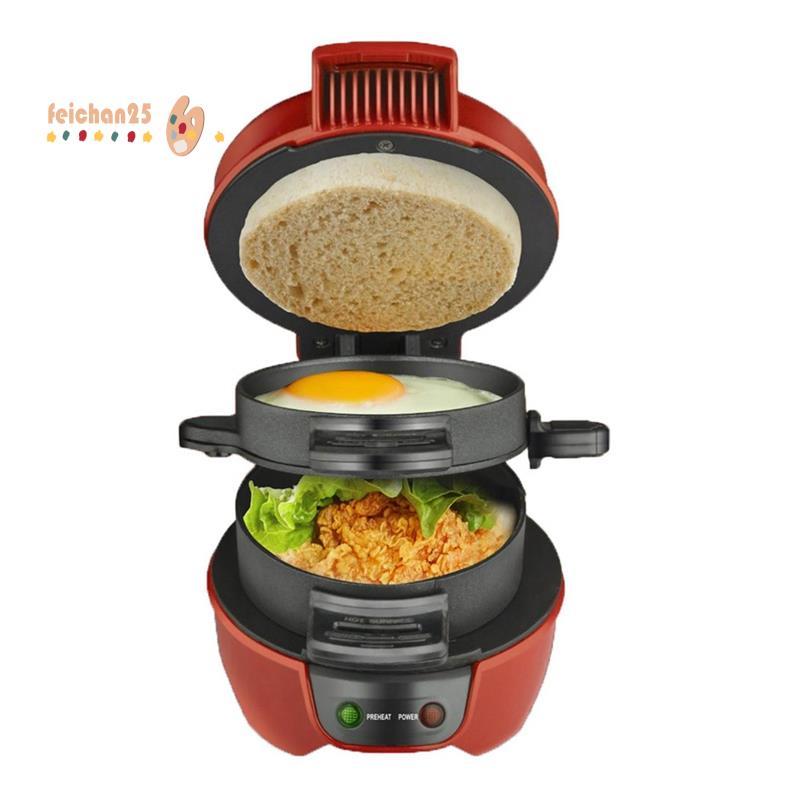 [Rápido F] Fabricante De Hambúrguer Prensa Patty Maker Antiaderente Multifuncional De Carneomelette Bife Máquina De Café