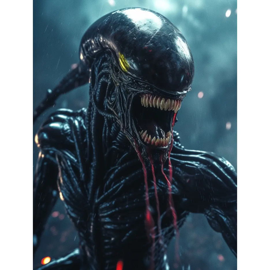 NECA ALIEN 3 Versão de videogame ALIEN DOG DOG ALIEN 23 cm Colecionáveis móveis articulados