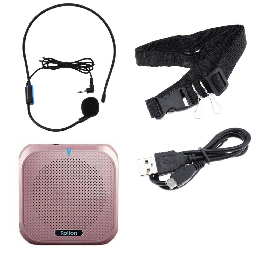 K400 Mini amplificador com fio fone de ouvido conferência Propaganda equipamento amplificador