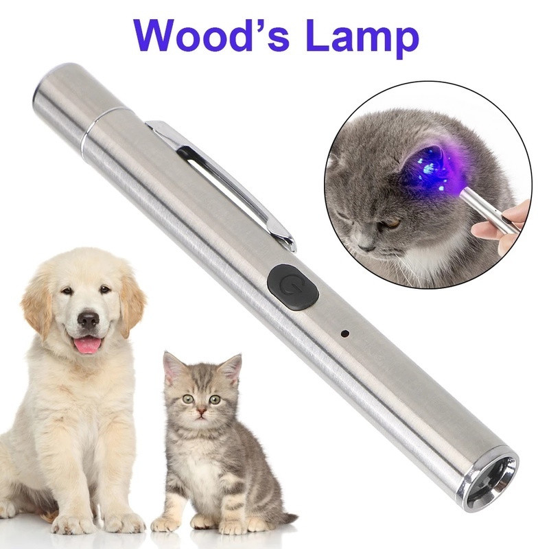 Lâmpada USB para Detecção de Fungos em Animais de Estimação/Detector Especializado de Vírus para Gatos e Cães/Lanterna U
