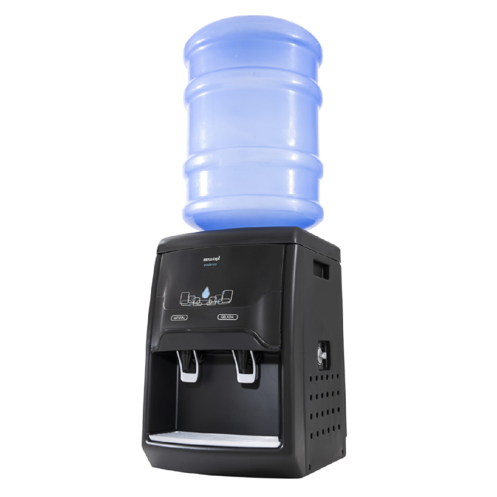 Bebedouro de Mesa Evidence Refrigerado Preto 127V – Praticidade, Eficiência e Água Sempre Gelada