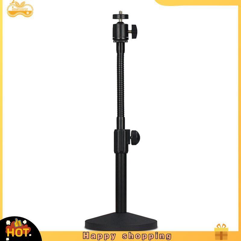Suporte Para Webcam De Mesa Com Mangueira De Metal Ajustável , Tripé Base De Montagem Resistente