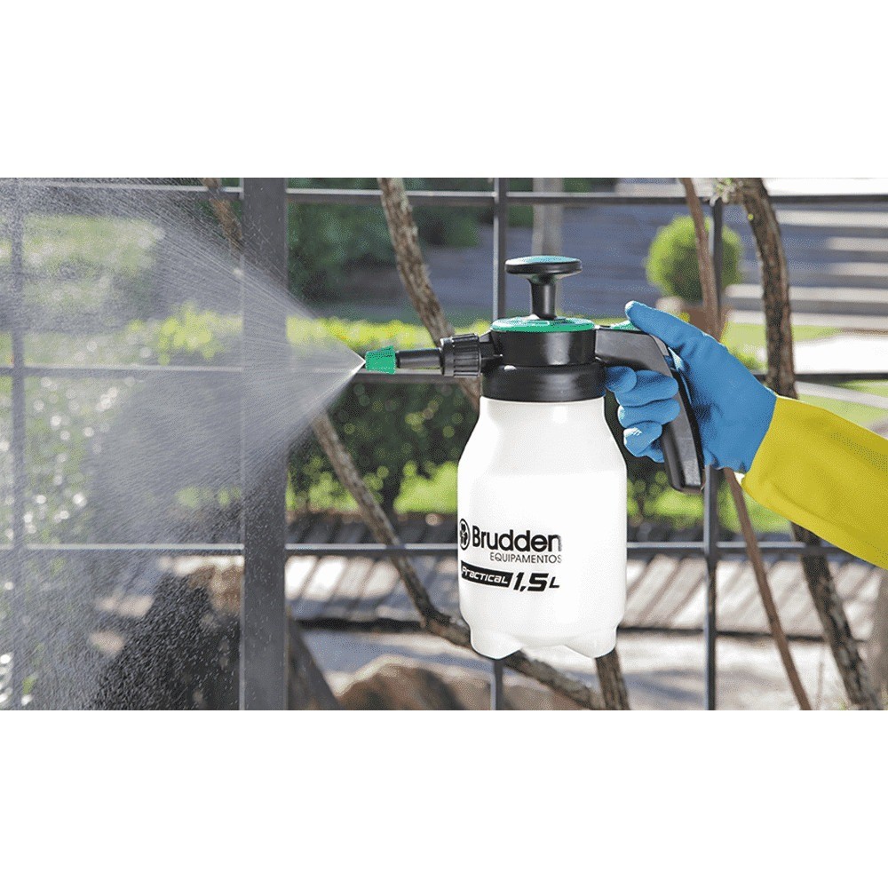 Pulverizador manual compressão prévia 1,5 L - Practical - Brudden
