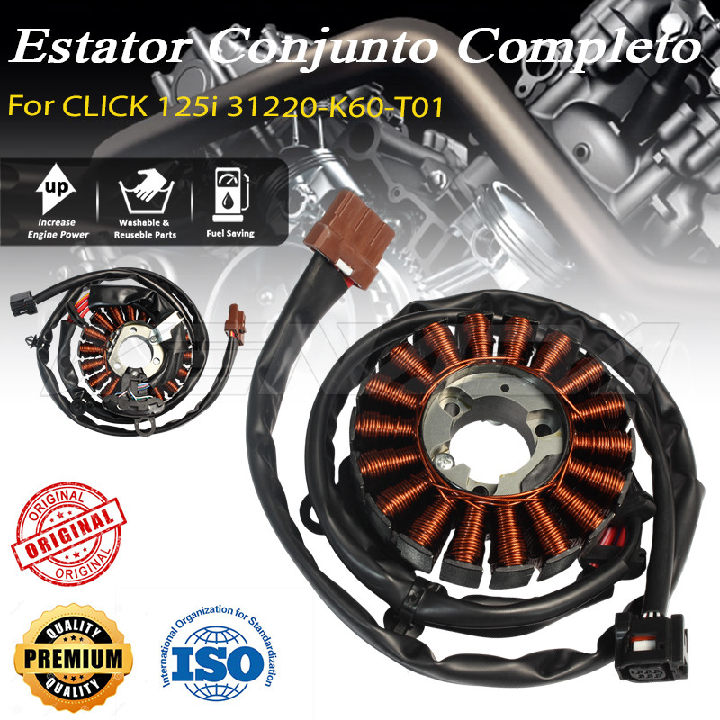 Estator Gerador De MAGNETO De Bobina De 31220-KZR-601 Para Clique 125i V1 Modelo Antigo VARIO 125 FI 2012-2014