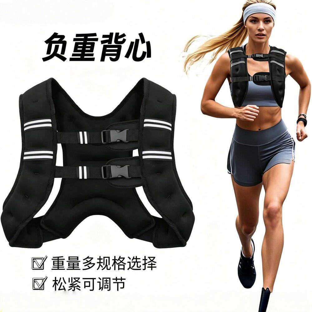 Colete de suporte de peso capa invisível colete de suporte de peso saco de areia de fitness treinamento de fitness físic