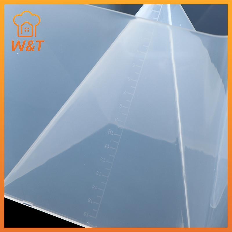 [W & T] Molde De Silicone De Resina De Pirâmide Super Grande , Fundição , Fabricação De Joias , 15 Cm , Novo
