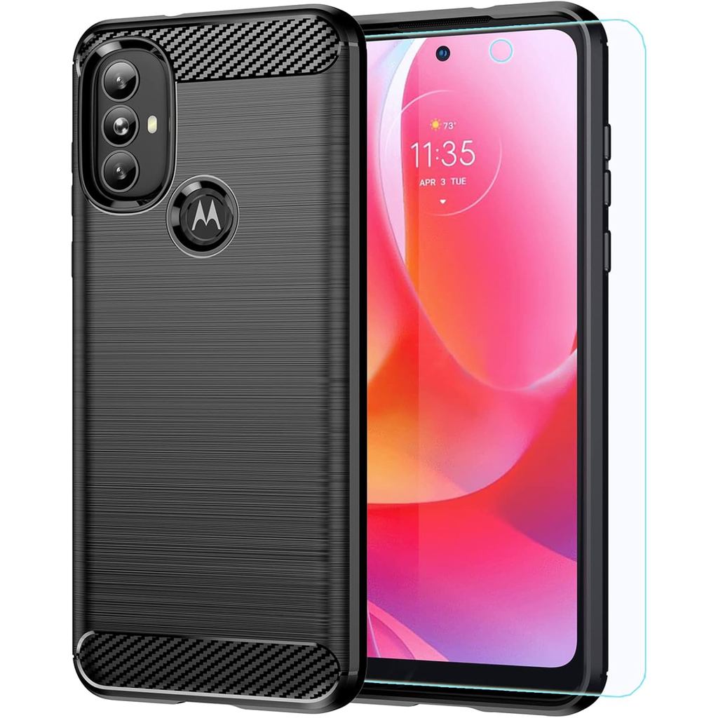 Capa para Moto G Power 2022, capa para Motorola G Power 2022, com protetor de te