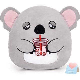 Pelúcia de Coala de 12" - Brinquedo de Pelúcia Original Sleepy Boba Koala - Almofada Macia - Presente de Aniversário ou 