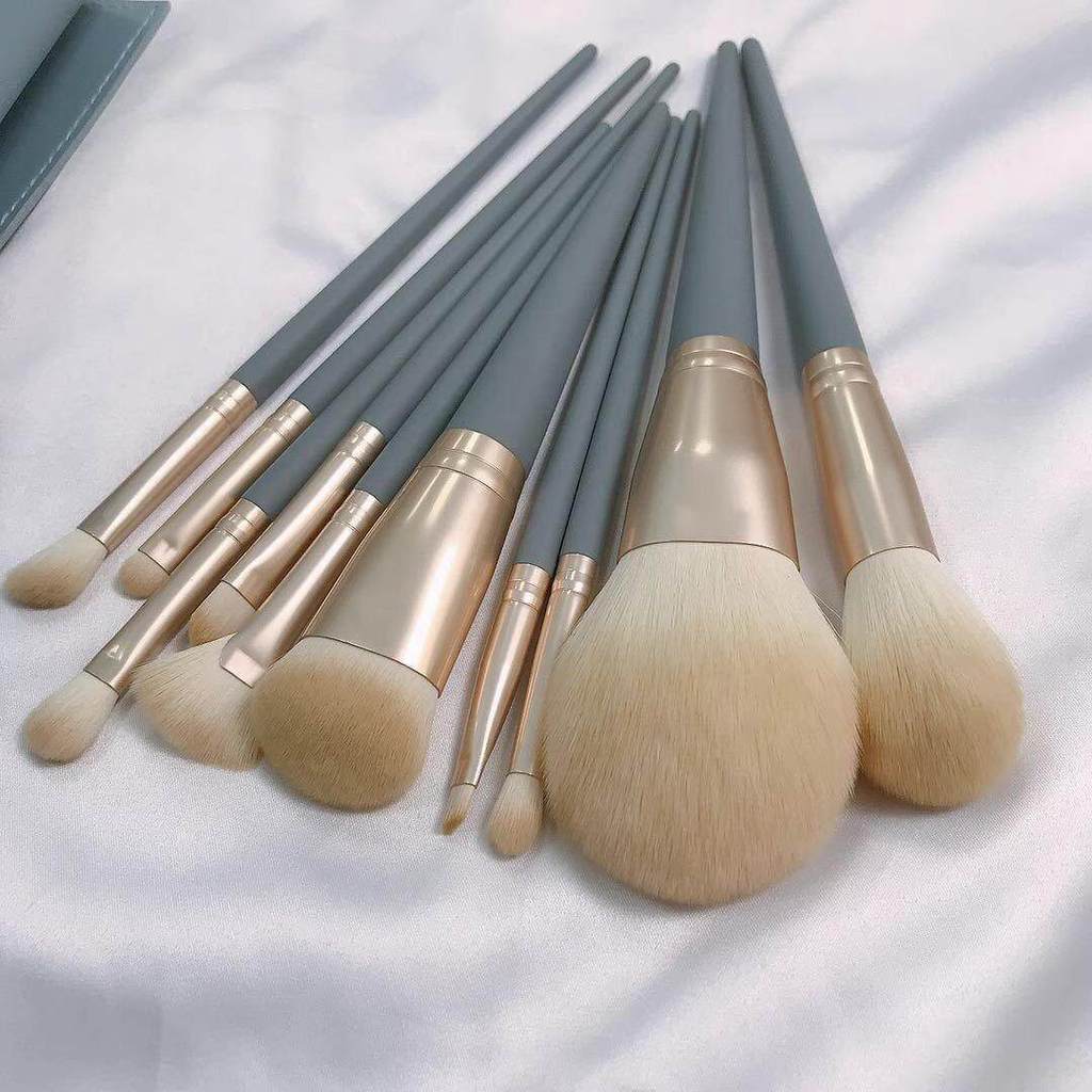 kit pincel maquiagem kit pincel maquiagem profissional 10 ponte azul conjunto de pincéis de maquiagem conjunto completo