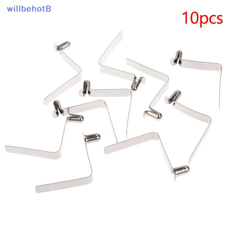 [WillbehotB] 10 Peças De Clipes De Mola , Clipe De Pino De Tubo De Loing Para Poste De Barraca , Remo De Caiaque 6 Mm Ac