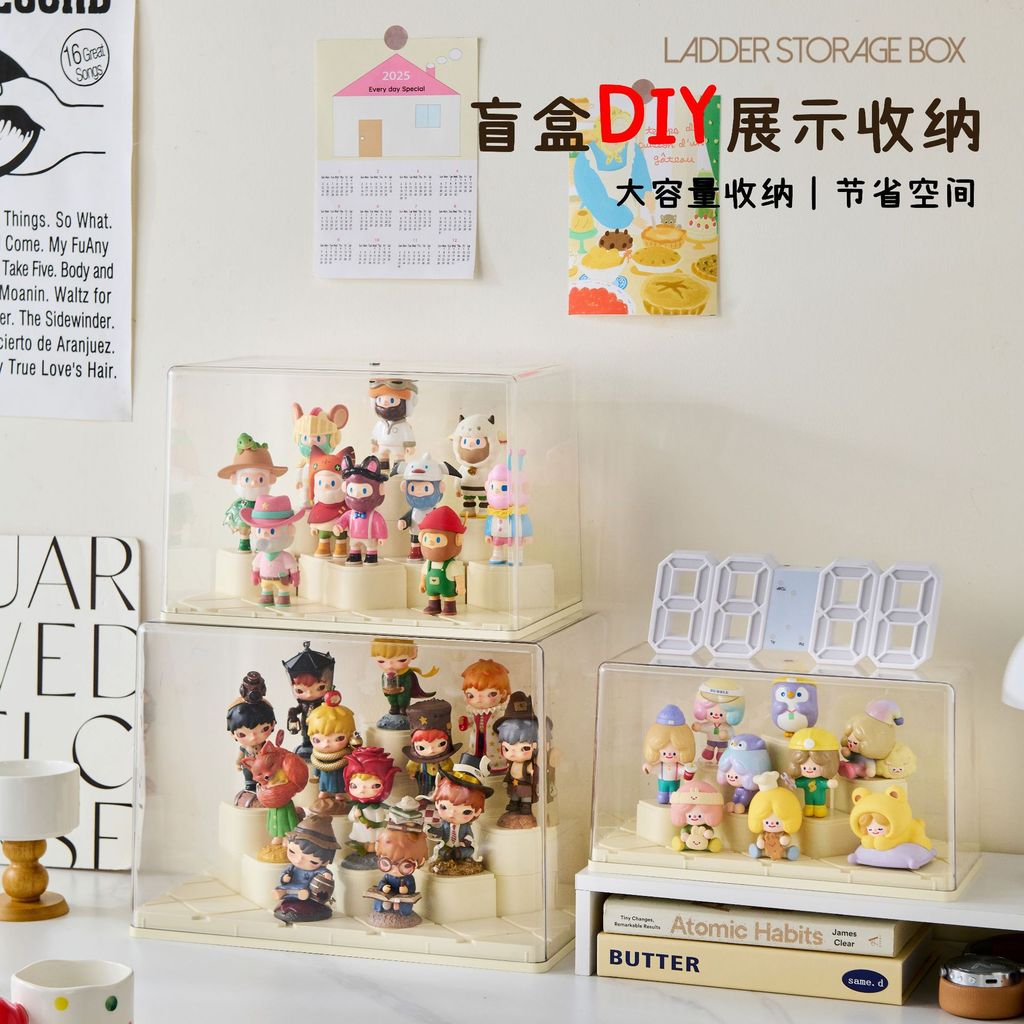 Meu meu mistério caixa de armazenamento expositor na moda jogar Lego boneca pequenos ornamentos Pop Mart caixa exibição