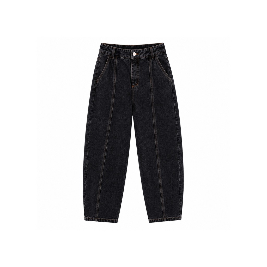 Calça Jeans Balloon Kukixo - Preto Estonado
