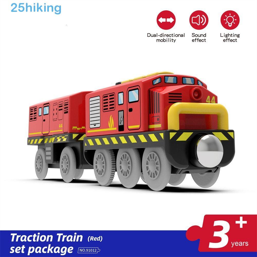 Trem Elétrico De Caminhada , Brinquedos De Leve E Sonoro , Brinquedo De Pista Locomotiva De Carro Com Slot