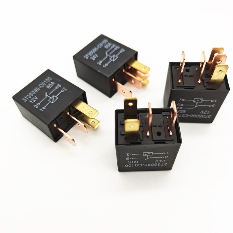 12V24V40A/60A Caminhão Carro Relé Ar Condicionado Bomba de Óleo Relé À Prova D 'Água Quatro Pernas/Cinco Pernas