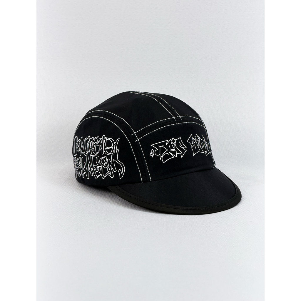 Boné 5 Five Panel Aba Curta Trip Side New Street CS - Preta - Aba Flexível