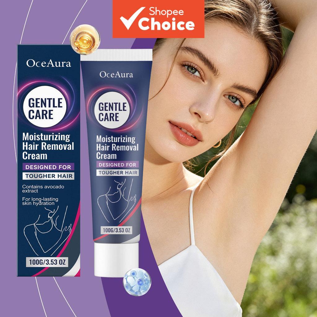 Creme Depilatório Hidratante para o Corpo – Fórmula Suave e Refrescante para a Pele no Verão 100 g - para Todos