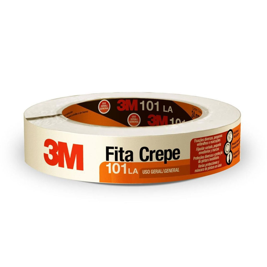 Fita Crepe Uso Geral 24mm x 50m Scotch - 3M