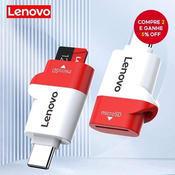 Leitor de cartões Lenovo, adequado para a conversão de cartões de memória TF móveis de alta velocidade para unidades