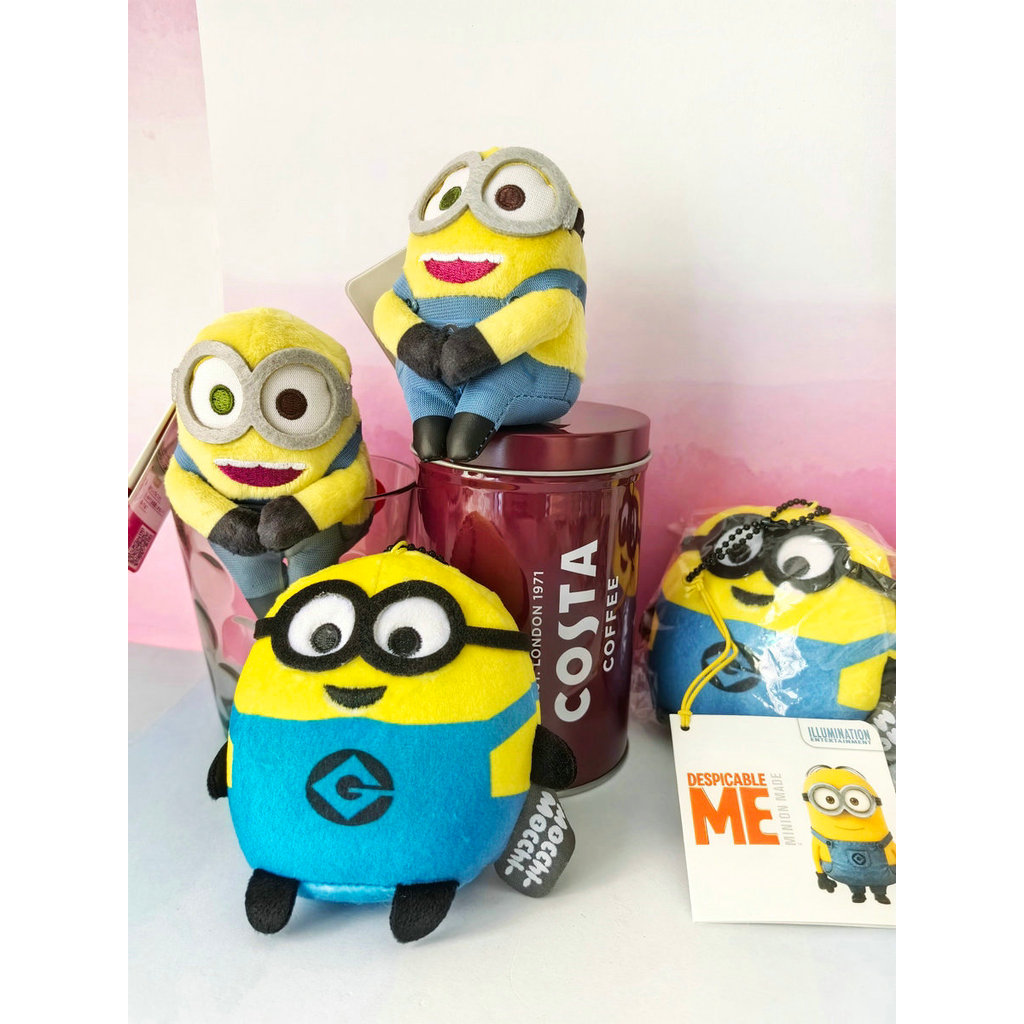Uma peça frete grátis japão UNIVERSAL Original único olho grande bonito pequeno homem amarelo pelúcia mocchi pingente or