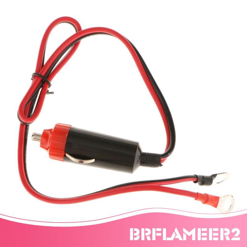 [Brflameer2] Cabo Adaptador De Plugue Macho De Cigarro 12V 10A Para Inversor De Energia De Carro