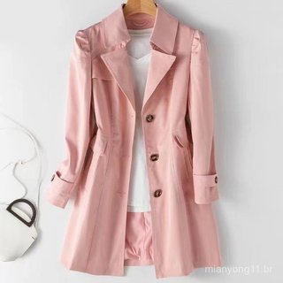 2025 Casaco Feminino Outono Inverno vintage Estilo Britânico .