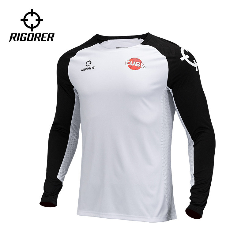 Padrão 2026 novo estilo de manga comprida camiseta das mulheres dos homens esportes lazer correndo confortável respiráve