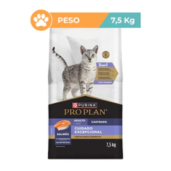 Ração Pro Plan Salmão Gatos Castrados Controle Peso 7,5kg