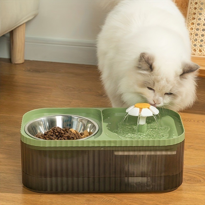 Fonte Bebedouro e Comedouro Para Gatos E Cães Automático Little 3 Litro original