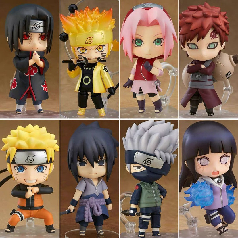 Figura Nendoroid Naruto Shippuden 10 cm Varias Modeloos Brinco Boneco Action Figure Pronto entrega XT2V UOD0