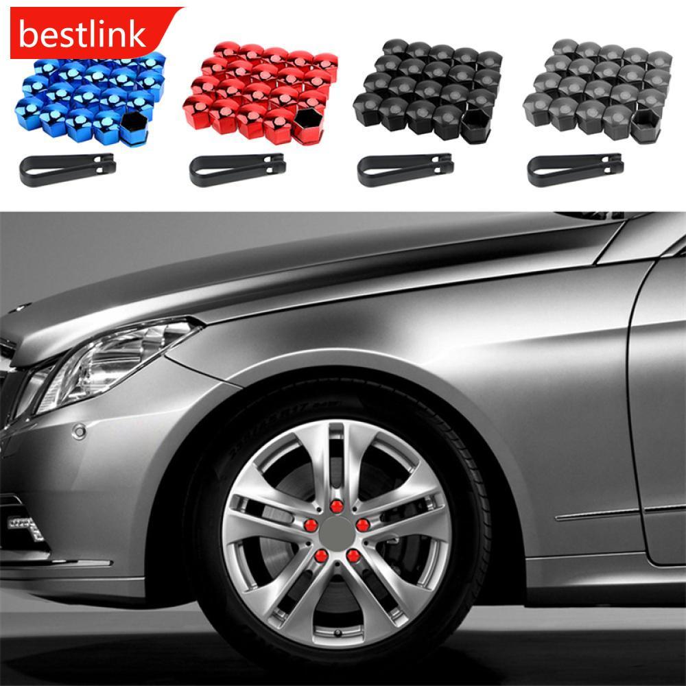 BESTLINK 20 Peças 17/19/21mm Tampas De Porca De Roda De Carro Proteção Antiferrugem Protetor De Parafuso De Cubo Automát